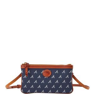 Dooney & Bourke MLB Atlanta Braves Large Slim Crossbody Shoulder - Braves